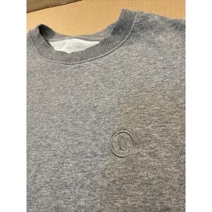 Vuori Sweatshirt Crew Neck Mens L, Gray, Workout Gym Yoga